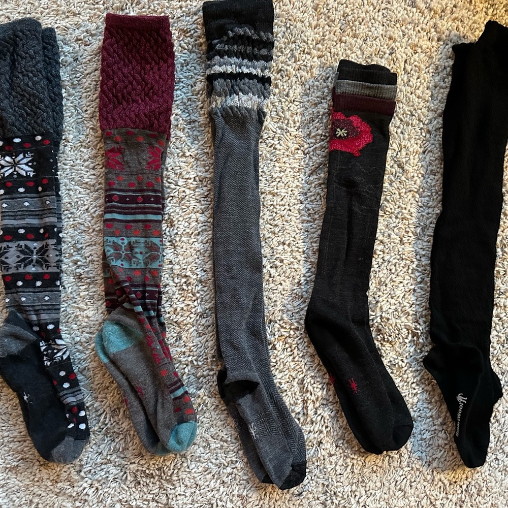 Smartwool Assorted Women’s Boot Socks Size Medium New, Never Worn-No tags